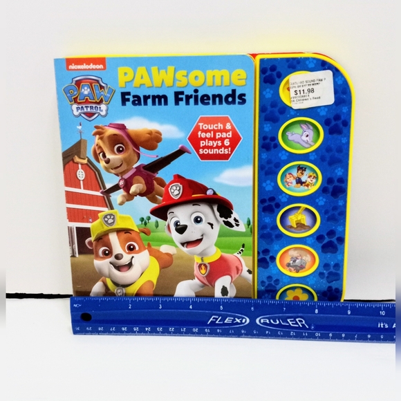 PAW patrol "Pawsome Farm Friends" Interactive Board Book - Picture 7 of 9